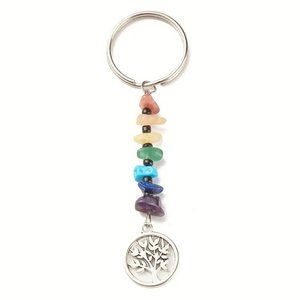 ⭐️NWT Earth Stone And Tree Bag Charm Keychain